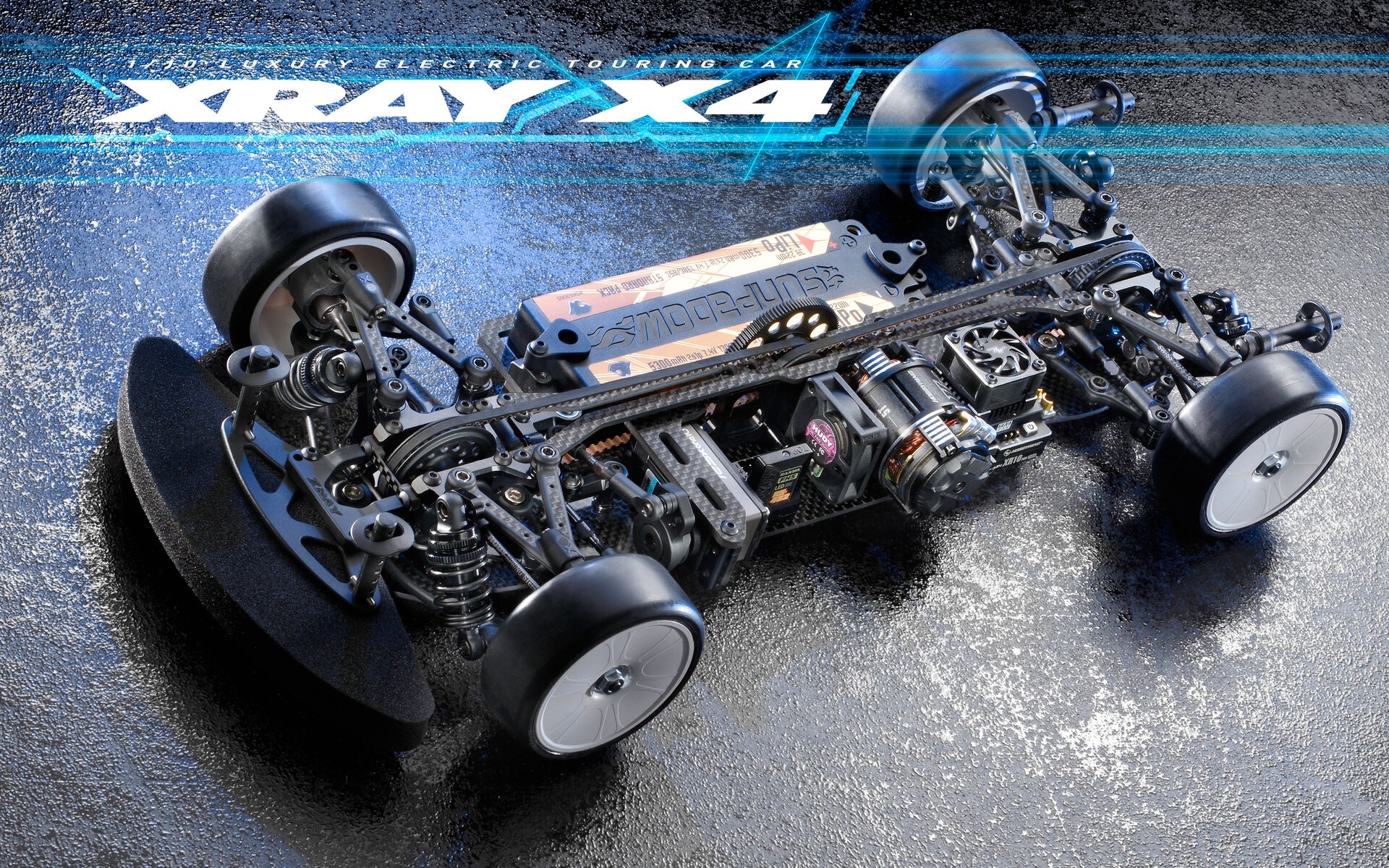 XRAY X4 用 カーボンシャーシ RC ラジコン 蕨山Carbon - ホビーラジコン