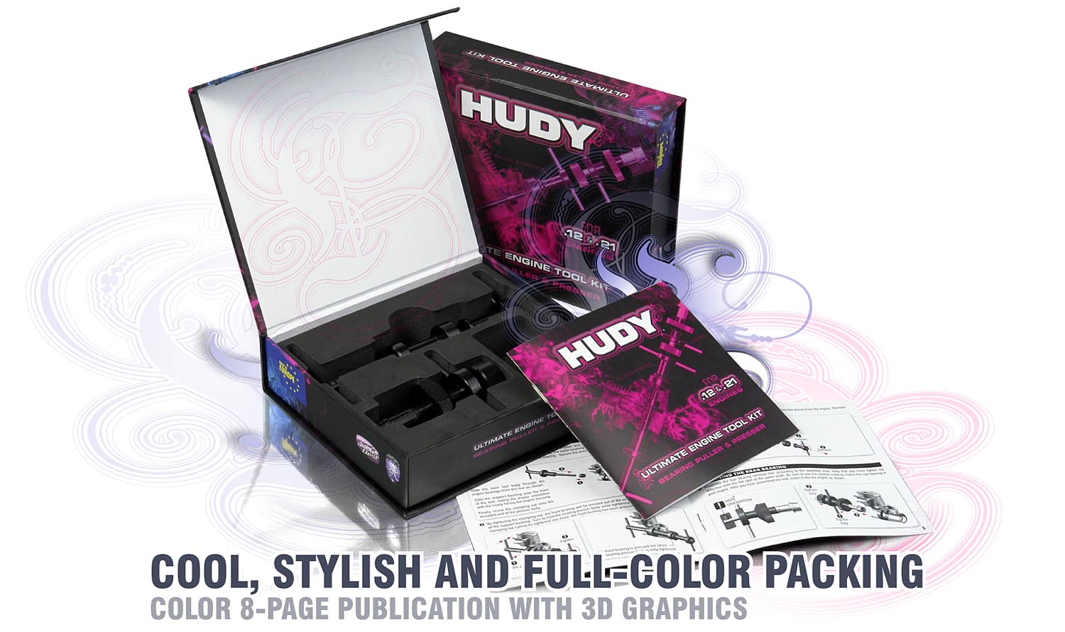 ホビーラジコン HUDY Ultimate Engine Tool Kit 12-21 HUDY ULTIMATE ENGINE TOOL KIT FOR .12 ENGINE