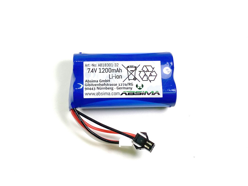 Absima Batterie RC Li-Ion 1200 mAh 7.4 V