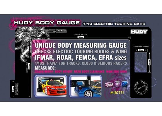 Body Gauge 1/10 Electric Touring cars