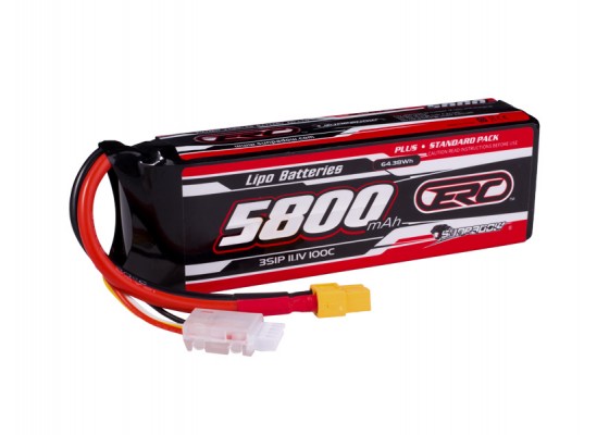 ERC Plus LiPo Battery 5800mAh-3S1P-11.1V 50c/100c