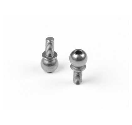 X4 Pivot Ball 6.0mm w M3x6.5mm Thread-HUDY Spring Steel™ (2)