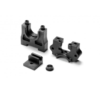 Composite Center Diff.Mounting Plate Set - Higher - Graphite