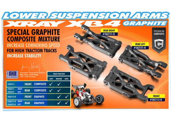 Grafit Suspension Arm Rear Lower Right