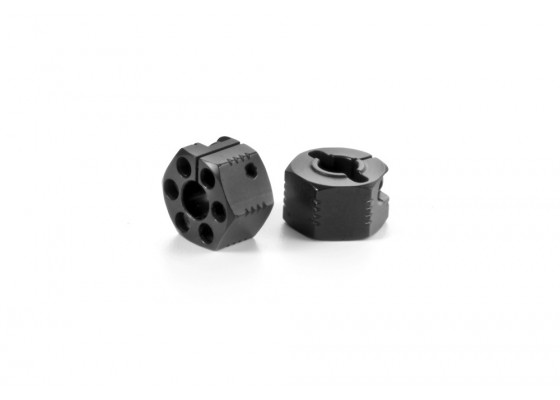 Alüminyum Hex 12mm - Siyah Offsetli +3.0mm (2)