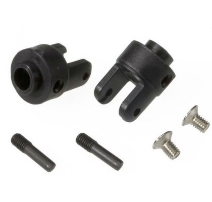 Differential output yokes, black (2)/ 3x5mm countersunk screws (2)/ screw pin (2)