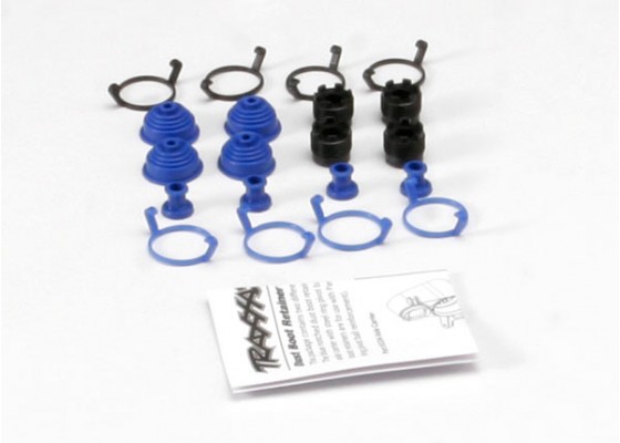 Pivot Ball Caps (4)/ Dust Boots, Rubber (4)/ Dust Plugs, Rubber (4)/ Dust Boot Retainers, Black (4), blue (4)