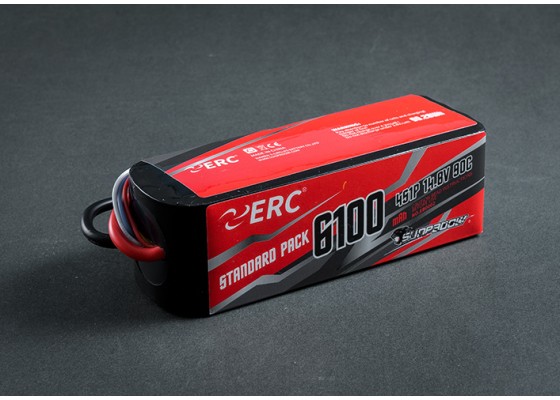 ERC Li-Po Battery 6100mAh-4S1P-14.8V