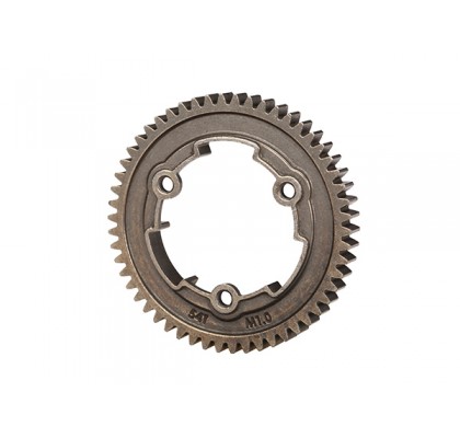 Steel Spur Gear, 54-tooth (1.0 Metric Pitch)