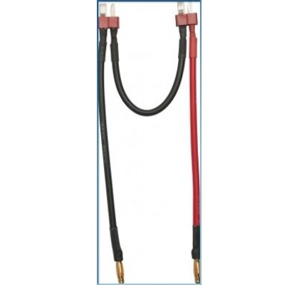 Adaptor Wire - 4mm Male plug to 2xUS-style Plug