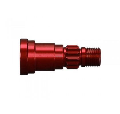 Aluminum, (Red-anodized) Stub Axle (1)