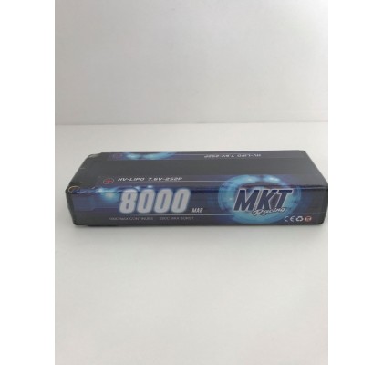 8000mAh 100C HV 2S Lipo Black Line Battery