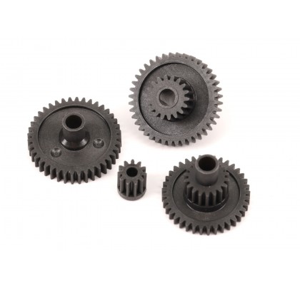 Gear set, transmission, high range (trail) (16.6:1 reduction ratio)/ pinion gear, 11-tooth)