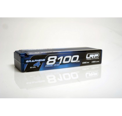 HV Stock Spec GRAPHENE-4 8100mAh Hardcase battery - 7.6V LiPo - 135C/65C - 327g