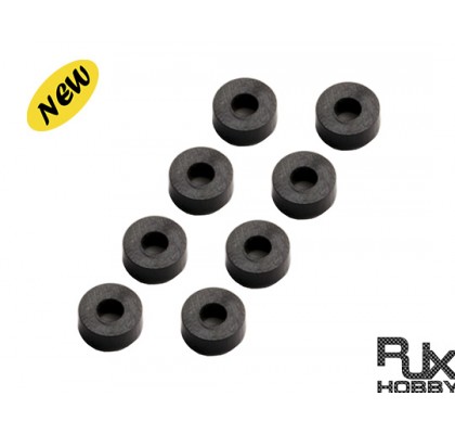 Nylon rubber 3x7x3 X8PCS