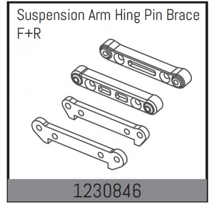 Front & Rear Suspension Arm Hinge Pin Brace