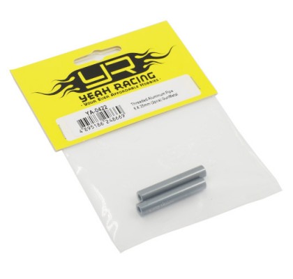 Threaded Aluminum M3 Link Pipe 6X35mm 2pcs (GunMetal)