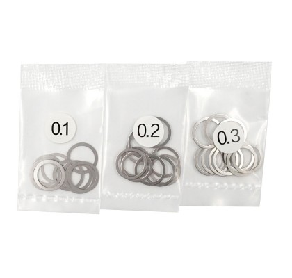 8x10mm Paslanmaz Çelik Conta Seti 0.1 0.2 0.3mm