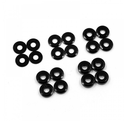 Alüminyum M3 X 8mm Düz Pul 0,5 / 1 / 1,5 / 2 / 2,5 Her Biri 4 adet