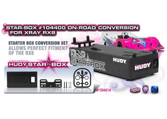 STAR-BOX #104400 ON-ROAD CONVERSION FOR XRAY RX8
