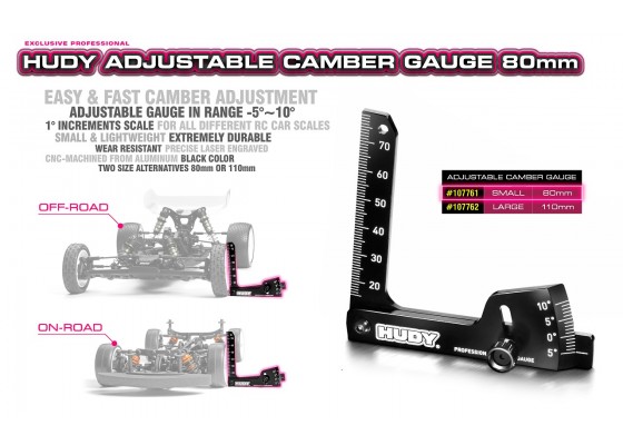 Adjustable Camber Gauge 80mm