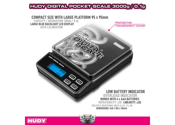 Professional Digital Pocket Scale 3000g/0.01g