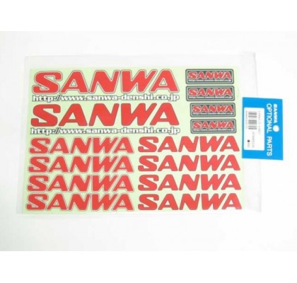 SANWA Decal Red