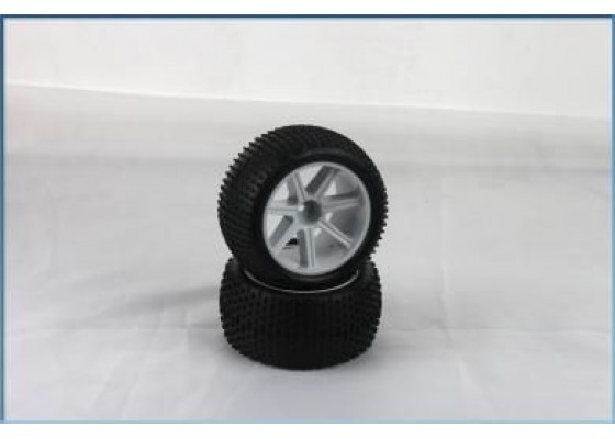 VTEC 1/10 Tyre+Inserts rear (2pcs) - S10 BX