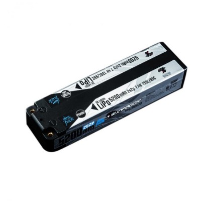 Slim Pack Lithium Battery 5200mAh-7.4V-2S2P Platin