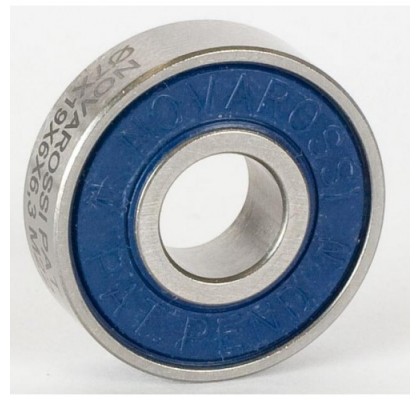 Front Engine Bearing Ø7x19x6,3mm "PATENTED" - 8 balls - Rubber Screen