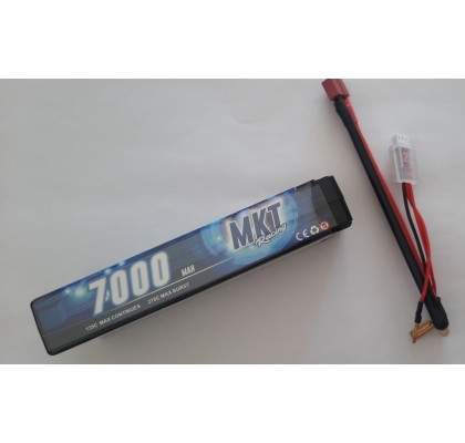 7000mAh 135C 2S Lipo Black Line Pil 7.4V