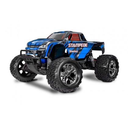 1/10 2wd Stampede RC Monster Truck® Mavi, USB-C Şarjer+ 3000Mah Nimh Pil Dahil