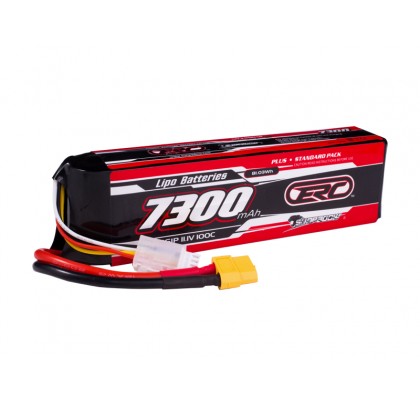 ERC Plus Lipo Pil 7300mAh-3S1P-11.1V 50C/100C XT60