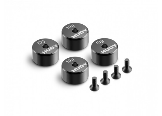 Precision Balancing Chassis Weight 10g (4 Adet)
