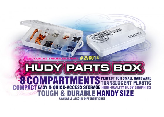 Parts Box - 8-Compartments - 178 x 94mm
