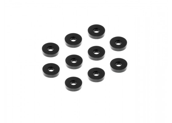 Alu Shim 3x9x2.0mm - Black (10)