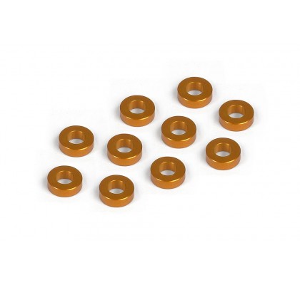 Alu Shim 3x6x2.0mm - Orange (10)