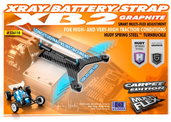 Graphite Battery Strap - Multi Flex