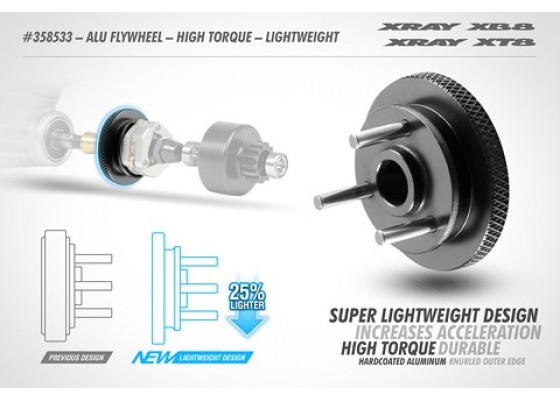 Alu Flywheel Lightweight- High Torque