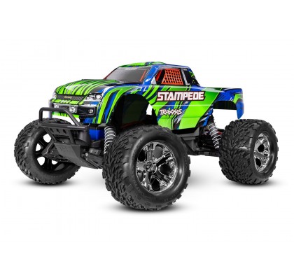 1/10 2wd Stampede RC Monster Truck® Yeşil, USB-C Şarjer+ 3000Mah Nimh Pil Dahil