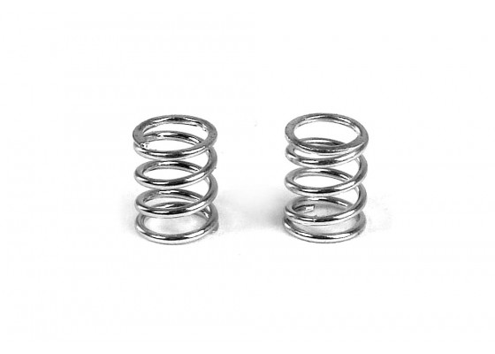 Spring 4.75 Coils 3.6x6x0.55mm, C=4.0 - Silver (2)