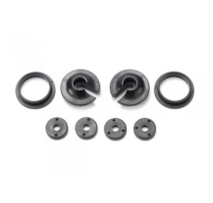 Spring retainers, upper & lower (2)/ piston head set (2-hole (2)/ 3-hole (2))