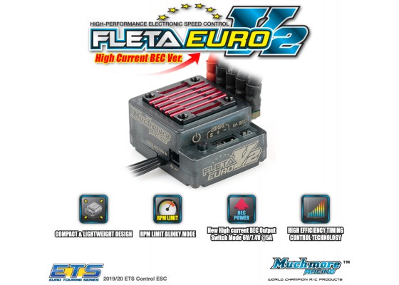 FLETA Euro V2 Brushless ESC [High Current BEC Ver.]