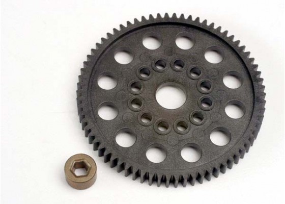 Spur gear (72-Tooth) (32-Pitch) w/Bushing