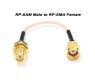 90mm FPV Antena Ext Cable Rp-Sma Male to Rp Sma Female