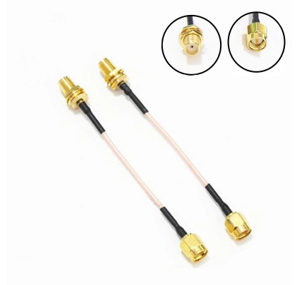 90mm FPV Antenna ext Cable Sma Female to Sma Male