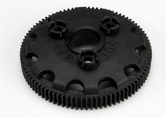 Spur Gear, 90-tooth (48-pitch) (For Models With Torque-Control Slipper Clutch)