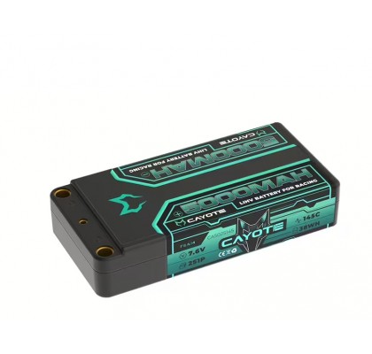 LCG 5000mAh 2S Shorty LiPo Battery 7,6V 145C 179g