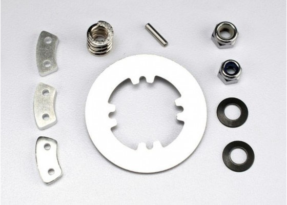 Rebuild kit (heavy duty), slipper clutch (steel disc/ aluminum friction pads (3)/ spring (1)/ 2x9.8mm pin/ 5x8mm MW/ 5.0mm NL (1)/ 4.0mm NL (1))
