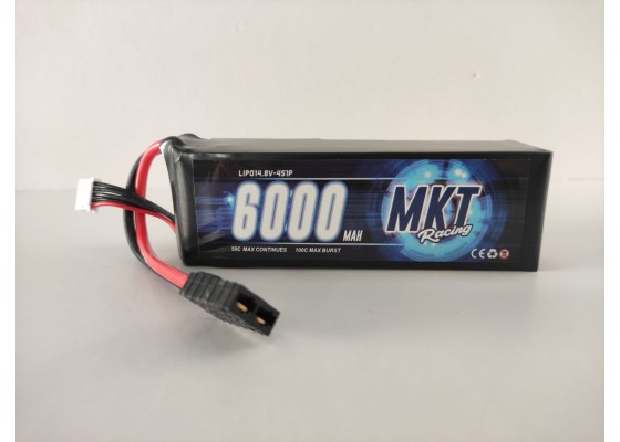 MKT RACING 6000mAh 50C 4S Lipo 14.8V Team NCRC MKT RACING 6000mAh 50C 4S Lipo 14.8V Team NCRC